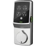 Lockly Secure Pro Smart Deadbolt Lock - Satin Nickel Fingerprint / Bluetooth / Passcode Patent / Inculde WiFi & Door Sensor
