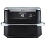 Ninja Foodi AF500 XXXL Flex Drawer 10.4L Mega Zone Air Fryer Black & Silver Bake - Air Roast - Reheat - Proof- Dehydrate