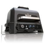 Ninja OG850 Woodfire pro XL Outdoor Electric BBQ Grill & Smoker with smart Probe, Master Grill, BBQ Smoker, & Air Fryer with 100% real authentic woodfire flavour. 4-in-1 Functionality, 30% More Capacity