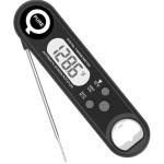 PureQ Probe BBQ Thermometer Ultra-fast Manual Probe meat thermometer with a super fast 2-3 second read time High accuracy of  1 (2) and temperature range of -50°C to 300°C (-58°F to 572°F)