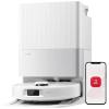 Roborock Q Revo C White Vacuum Cleaner with Multifunction Dock 12,000 Pa Suction Triple Anti-Tangle System - 30 Levels of Water Flow - LiDAR Navigation - Multi-level Mopping - 7 Weeks Auto Dust Empty - Detachable Dock Base