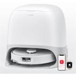 Roborock Q Revo Curv White Vacuum Cleaner with Multifunction Dock 3.0 18500Pa Suction - Intelligent Dirt Detection - PreciSense(R) LiDAR Navigation - Dual Anti-Tangle System & AdaptiLift Chassis - Warm Air Drying - 75°C Hot Water Mop Washin
