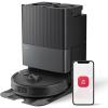 Roborock Q Revo Master Black Robot Vacuum with Multifunctional Dock 10,000Pa Suction - 98.8% Edge Coverage - 1.85mm Along the Edge - Flexi Arm Design Side Brush - Dual Spinning Mops - Auto Dust & Self-Refilling & Cleaning Dock - Hot Water M