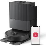 Roborock Q Revo Master Black Robot Vacuum with Multifunctional Dock 10,000Pa Suction - 98.8% Edge Coverage - 1.85mm Along the Edge - Flexi Arm Design Side Brush - Dual Spinning Mops - Auto Dust & Self-Refilling & Cleaning Dock - Hot Water M