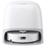 Roborock Q Revo Curv 2 Flow White Vacuum Cleaner with Multifunction Dock 4.0 20,000Pa Hyperforce Suction - Reactive AI Obstacle Recognition -55 °C Warm Air Drying - 75°C High temperature Mop Cleanning, TUV Certified Cybersecure