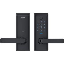 Schlage Ascent Smart Enterance Lever Lock - Black Fingerprint / Keyboard / Key Tag / App Control / (Remote Access Using Schlage WiFi Bridge BZ100 Sold Separately)