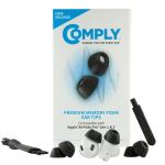 Comply (Medium) TrueGrip MAX Memory Foam Tips for Apple AirPods Pro - Black - Medium 3-pack (6x Medium size eartips) - compatible with AirPods Pro & AirPods Pro 2nd Generation