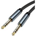 Audio Cable 6.3mm (1/4") TRS to 6.3mm Male to Male - for Microphones / Guitars / Amplifiers / Speakers & More