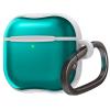Spigen Apple Airpods 4 Classic C1 Case - Bondi Blue - Compatible with Airpods 4 & AirPods 4 with Active Noise Cancellation - Carabiner included - Wireless Charging compatible