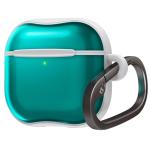 Spigen Apple Airpods 4 Classic C1 Case - Bondi Blue - Compatible with Airpods 4 & AirPods 4 with Active Noise Cancellation - Carabiner included - Wireless Charging compatible