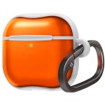 Spigen Apple Airpods 4 Classic C1 Case - Tangerine - Compatible with Airpods 4 & AirPods 4 with Active Noise Cancellation - Carabiner included - Wireless Charging compatible