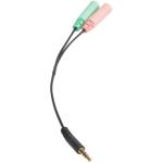 Shure IHAC3.5MM-TRRS ADAPTOR, DUAL 3.5MM FEM TO MALE TRRS