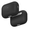 Uniq Lino Liquid Silicone Apple AirPods Pro 3 Case - Charcoal Grey - Compatible with Airpods Pro 3rd Generation - Dual-layer hybrid construction - Silky smooth finish - Wireless Charging compatible