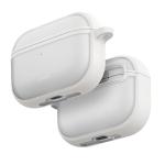 Uniq Veren Rugged Apple AirPods Pro 3 Case - Chalk Frost - Compatible with Airpods Pro 3rd Generation - Aluminium Carabiner Included - Wireless charging compatible