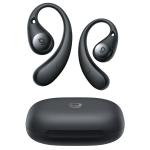 Baseus Eli Sport 2 Open-Ear True Wireless Earbuds - Cosmic Black - ZeroSense Snug & Secure fit - IP57 Sweat & Water Resistant - Hi-Res Audio with LDAC - SuperBass 2.0 -Physical controls - Up to 8hrs playtime/45hrs with charging case - 2 Yea
