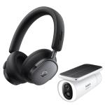 Baseus x Bose Inspire XH1 Wireless Over-Ear Noise Cancelling Headphones - Cosmic Black Security Bundle - Includes Baseus S1 Outdoor 2K IP67 Wire-Free Solar Security Camera worth $297