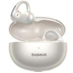 Baseus Bowie MC1 PRO Open-Ear Clip-On Bluetooth 6.0 True Wireless Earbuds - Stellar White Ultra-lightweight all-day comfort - Hi-Res Audio with LDAC - IP57 Sweat & Water Resistant - Multipoint - Up to 9hrs playtime/40hrs with charging case