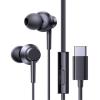 Baseus Encok CZ11 Wired USB-C In-Ear Headphones - Cluster Black - In-line microphone & 1-button remote - Noise-isolating design - Compatible with USB-C iPhone, Samsung Galaxy & more - 2 Year Warranty