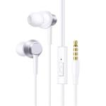 Baseus Encok HZ11 Wired In-Ear Headphones - Moon White - In-line microphone & 1-button remote - Noise-isolating design - 3.5mm connector - 2 Year Warranty
