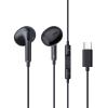 Baseus Encok CZ17 Wired USB-C Earbuds with Mic - Black 14mm drivers - Comfortable open-fit design - In-line 3-button remote - Compatible with USB-C iPhone, Samsung Galaxy & more - 2 Year Warranty Baseus Encok CZ17 Wired USB-C Earbuds with Mic - Black 14mm drivers - Comfortable open-fit design - In-line 3-button remote - Compatible with USB-C iPhone, Samsung Galaxy & more - 2 Year Warranty