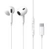 Baseus Encok CZ17 Wired USB-C Earbuds with Mic - Moon White 14mm drivers - Comfortable open-fit design - In-line 3-button remote - Compatible with USB-C iPhone, Samsung Galaxy & more - 2 Year Warranty Baseus Encok CZ17 Wired USB-C Earbuds with Mic - Moon White 14mm drivers - Comfortable open-fit design - In-line 3-button remote - Compatible with USB-C iPhone, Samsung Galaxy & more - 2 Year Warranty