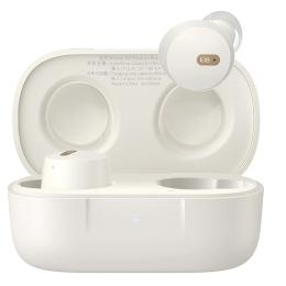 Baseus Bowie E18 True Wireless Earphones - White - IPX4 sweat & water resistant - Noise-cancelling microphones - Bluetooth 5.3 - Up to 7.5hrs battery life/25hrs with charging case - 2 Year Warranty