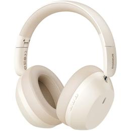 Baseus Bass 35 Max Wireless Over-Ear Headphones - Stellar White - 40mm bass-enhanced drivers - Bluetooth 5.3 - Foldable headband & ultra-soft earpads - Up to 50hrs battery life - 2 Year Warranty