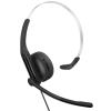 Edifier CC100 Wired USB-C Mono Headset with Boom Microphone - Black AI noise-cancelling microphone - Lightweight & comfortable fit - In-line controls & mute - USB-A adapter included