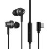 Edifier GM260 Plus USB-C Wired In-Ear Gaming Earbuds - Black In-line Mic & Remote - 10mm Titanium Drivers - Premium Metal Finish - L-Shaped USB-C Plug - Comfortable for All-Day Use Edifier GM260 Plus USB-C Wired In-Ear Gaming Earbuds - Black In-line Mic & Remote - 10mm Titanium Drivers - Premium Metal Finish - L-Shaped USB-C Plug - Comfortable for All-Day Use