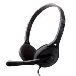 Edifier K550 Wired PC Headset with Boom Mic - Black 30mm Drivers - 2m Cable with 3.5mm Jack - Volume & Mute Controls - 3.5mm Microphone/Audio Splitter Cable for PC Included