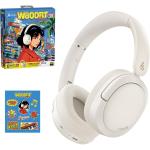 Edifier W800BT Pro Wireless Over-Ear Noise-Cancelling Headphones - Ivory ArtPack Limited Edition - 40mm Drivers - Hybrid ANC - Lightweight foldable design - USB-C wired mode - Edifier ConneX App for iPhone & Android - Up to 26hrs battery li