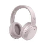 Edifier W820NB Plus (2025 Upgrade) Wireless Over-Ear Noise-Cancelling Headphones - Smoky Pink Advanced -49dB Hybrid ANC - 40 Titanium Drivers - Wired & Wireless Hi-Res Audio up to 24bit/96kHz - AI-powered clear calls - Multipoint - Foldable