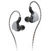 FiiO JH3 Triple-driver Wired In-Ear Monitor Headphones - Black 0.78 2pin Detachable Monocrystalline Copper 3.5mm Braided Cable - 1x Dynamic + 2x Balanced Armature Driver Design - Hi-Res Audio Certified FiiO JH3 Triple-driver Wired In-Ear Monitor Headphones - Black 0.78 2pin Detachable Monocrystalline Copper 3.5mm Braided Cable - 1x Dynamic + 2x Balanced Armature Driver Design - Hi-Res Audio Certified