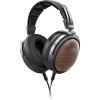 FiiO FT1 Closed-back Wired Over-Ear Headphones - Black Walnut 60mm large nanowood fibre Dynamic Drivers - 32 ohms - 10Hz-40kHz - Dual TRS Detachable Cables with 3.5mm + 4.4mm balanced inputs - Hi-Res Audio certified - Premium travel case in