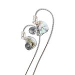FiiO JD10 Dynamic Wired In-Ear Monitor Headphones - Transparent 0.78 2pin Detachable 3.5mm Cable with Mic & Controls - 10mm polymer composite diaphragm - Ultra-lightweight - Hi-Res Audio certified
