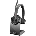 HP Poly Voyager 4320 Bluetooth On-Ear Headset - Teams Certified BT700-A / 2-Mics Noise Cancellation / Busy Light / Up to 50m Distance / Up to 24-Hour Talk-Time