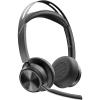 HP Poly Voyager Focus 2 Bluetooth On-Ear Active Noise Cancelling Headset - Teams Certified USB-C/A / 4-Mics Noise Cancellation / Hybrid ANC / Busy Light / Up to 50m Distance / Up to 25-Hour Talk-Time