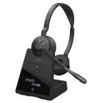 Jabra Engage 75 SE DECT Wireless On-Ear ANC Headset with Charging Stand - Teams Certified 2-Mics Noise Cancellation / Busy Light / Fast Charge / Up to 150m Distance / Up to 13-Hour Talk-time / Bluetooth