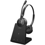 Jabra Engage 45 SE Stereo DECT Wireless On-Ear Headset, 2-Mics Noise Cancellation / Busy Light / Up to 150m Distance / Up to 13-Hour Talk-time