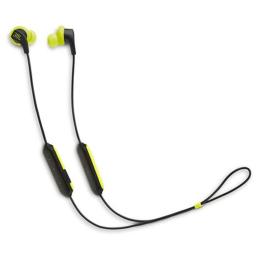 JBL Endurance RUN BT Wireless Sports In-Ear Headphones - Black / Lime Sweatproof - Fliphook 2-Way Design - Up to 6 Hours of Battery Life