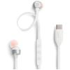 JBL Tune 310C USB-C Wired Hi-Res In-Ear Headphones - White In-line Mic with 3-Button Remote - For USB-C iPhone / Samsung Galaxy / Android / Windows PC & More