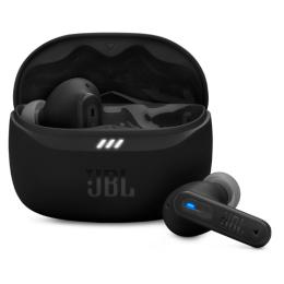 JBL Tune Beam 2 True Wireless Noise Cancelling Earbuds - Black JBL Pure Bass Sound - Adaptive ANC & Smart Ambient - Multipoint - IP54 sweat & water resistant - Personalised sound - 6-mic clear calls - Up to 10hrs battery life/40hrs with cas