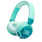 JBL JR 320BT Wireless On-Ear Headphones for Kids - Green Microphone - Safe Sound <85dB - Parental controls & customisation with JBL Headphones app - Durable & foldable - Stickers included - Up to 50hrs playback with USB-C