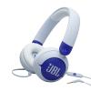 JBL JR 320 Wired On-Ear Headphones for Kids - Blue Microphone - Safe sound <85dB - Stickers included - Foldable & durable - 3.5mm jack
