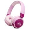 JBL JR 320BT Wireless On-Ear Headphones for Kids - Purple Microphone - Safe Sound >85dB - Parental controls & customisation with JBL Headphones app - Durable & foldable - Stickers included - Up to 50hrs playback with USB-C