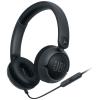 JBL JR 320 Wired On-Ear Headphones for Kids - Black Microphone - Safe sound <85dB - Stickers included - Foldable & durable - 3.5mm jack
