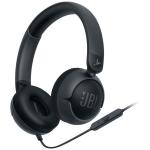 JBL JR 320 Wired On-Ear Headphones for Kids - Black Microphone - Safe sound <85dB - Stickers included - Foldable & durable - 3.5mm jack