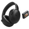 JBL Tour One M3 Smart Tx Wireless Over-Ear Noise Cancelling Headphones - Black With Smart Auracast transmitter - Up to 40 hours of Battery Life with ANC - Hi-Res Audio with LDAC- 4-Mic Clear Voice Calls - True Adaptive ANC 2.0 - Foldable De