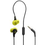 JBL Endurance Run 3 Wired In-Ear Sports Headphones - Black Lime IP65 Sweatproof - Angled 3.5mm Jack - Magnetic Buds - 2-way FlipHook design - In-line Microphone & Remote