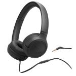 JBL Tune 530 Wired On-Ear Headphones - Black Microphone - 33mm Drivers with JBL Pure Bass Sound - Lightweight, Comfortable & Foldable - Tangle-Free Flat Cable with 3.5mm Aux Jack